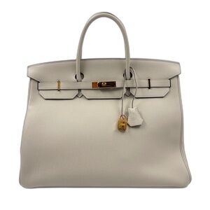 HERMES Birkin 35 Handbag, Beige